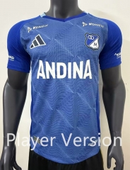 Player version 2025-26 Millonarios Fútbol Club Home Blue Thailand Soccer-2483