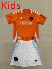 2025-26 Houston Dynamo Home Orange kids uniform-AY