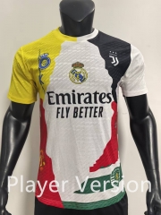 Player Version Commemorative edition #7 Ronaldo 2025-26 Real Madrid White&Grey Thailand Soccer Jersey AAA-SJ