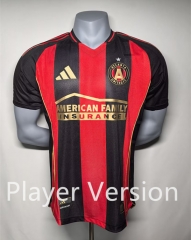 （s-3xl）Player version 25-26 Atlanta United Home Red&Black Thailand Soccer Jersey AAA-4442