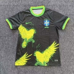 2025-26 Bird Version Brazil Black Thailand Soccer Jersey AAA-2483