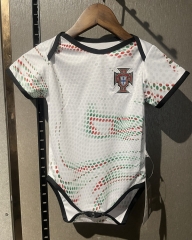 2025-26 Portugal Away White Baby Soccer Uniform-CS