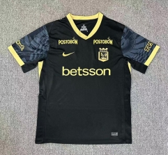 (S-3XL) 2025-26 Atlético Nacional Away Black Thailand Soccer Jersey AAA-417
