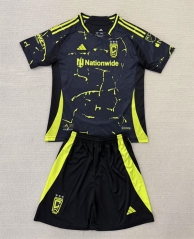2025-26 Columbus Crew SC Away Black Soccer Uniform-AY
