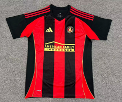 （s-4xl）25-26 Atlanta United Home Red&Black Thailand Soccer Jersey AAA-512