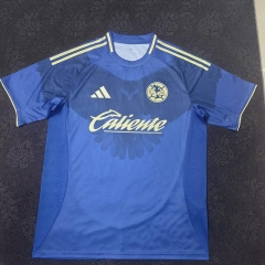 (S-4XL) 2025-26 Club America 2nd Away Blue Thailand Soccer Jersey AAA-5303