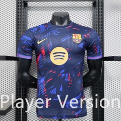Player Version 2025-2026 Special Edition Barcelona Black &Blue Thailand Soccer Jersey AAA-888