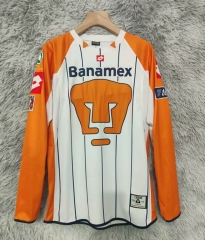 Retro Version 2004 PA UNAM Home White LS Thailand Soccer Jersey AAA-9755