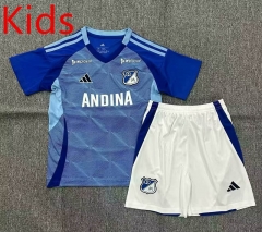 2025-26  Millonarios Home Blue Kid/Youth Soccer Uniform-2483