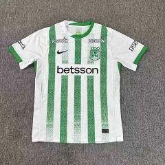 （s-4xl）25-26 Atletico Nacional  Home White&Green Stripe Thailand Soccer Jersey AAA-417