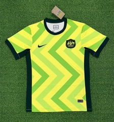 (s-4xl)2025-26 Australia Home Yellow Thailand Soccer Jersey AAA-403