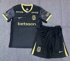 2025-26 Atlético Nacional Away Black Soccer Uniform-7209