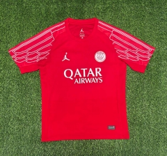 2025-26  Paris 3rd Away Red Thailand Soccer Jersey AAA-416