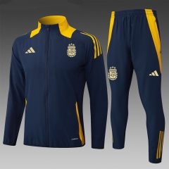 2024-2025 Argentina Royal Blue Thailand Soccer Jacket Uniform-815