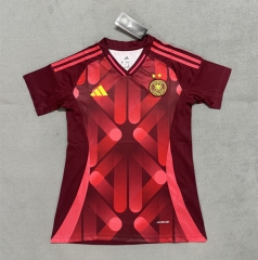 2025-26 Germany Away Red Women Thailand Soccer Jersey AAA-4506