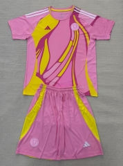 2025-26 Scotland Away Pink Soccer Uniform-AY