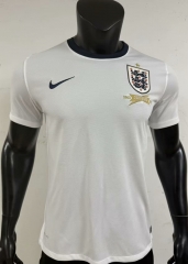 Retro Version 13-14 England Home White Thailand Soccer Jersey AAA-1763