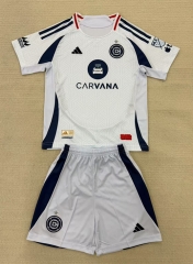2025-26  Chicago Fire Away White&Grey  Soccer Uniform-AY