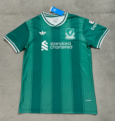 2025-26 Liverpool 2nd Away Green Thailand Soccer Jersey AAA-4506