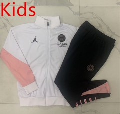 2024-2025 Paris SG White  Kids/Youth Soccer Jacket Unifrom -815