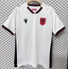 2025-26 Albania 2nd Away White Thailand Soccer Jersey AAA-7642