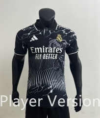 Player Version 2025-26 Real Madrid   Black Thailand Soccer Jersey AAA-4506
