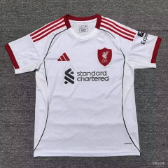 2025-26 Liverpool Away White Thailand Soccer Jersey AAA-4927
