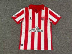 (s-4xl)2025-26 Estudiantes La Plata Home Red& White  Thailand Soccer  Jersey AAA-512