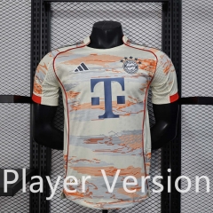 Player Version 2025-26 Bayern München Away Light Yellow Soccer Jersey AAA-888