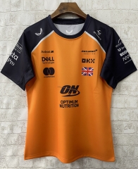 2025 F1 McLaren Orange Black Formula One Racing Suit#4
