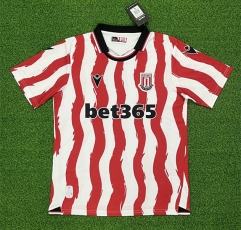(s-4xl)2025-26 Stoke City Home White&Red Thailand Soccer Jersey AAA-403