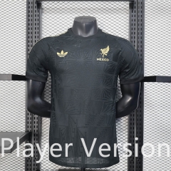 Player Version 2025-26 Trophy Edition Mexico Black Thailand Soccer Jersey AAA-888