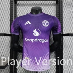 Player Version 2025-2026 Special Version Manchester United Purple Thailand Soccer Jersey AAA-888