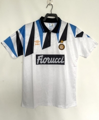 Retro Version 92-93 Inter Milan Away White Thailand Soccer Jersey AAA-811