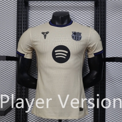 Player Version 2025-2026 Barcelona Away apricot Thailand Soccer Jersey AAA-888