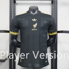 Player Version 2025-26 Mexico Black Thailand Soccer Jersey AAA-888