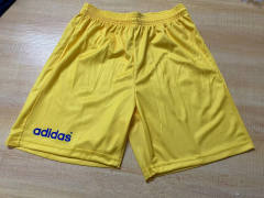 Retro Version 1995 Club America Away Yellow Thailand Soccer Shorts-6895