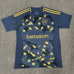 （s-4xl）2025-26 Boca Juniors 3rd Away Grey&Blue Thailand Soccer Jersey AAA-2733