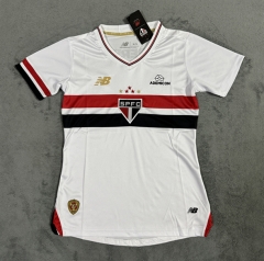 2025-26 Sao Paulo Futebol Home White Thailand Women Soccer Jersey AAA-4506