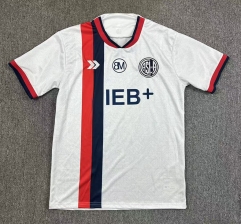 2025-26 San Lorenzo Away White Thailand Soccer Jersey AAA-417