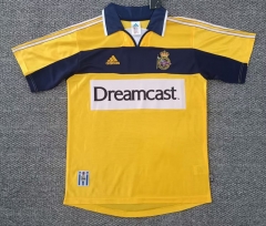 Retro Vesion 00-01 Deportivo La Coruña Away Yellow Thailand Soccer Jersey AAA-0141