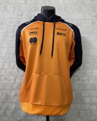 (s-3xl)2025 McLaren Yellow Formula One Racing Tracksuit with Hat