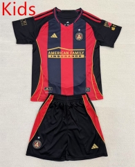 2025-26 Atlanta United FC Home Red Kids/Youth Soccer Uniform-AY