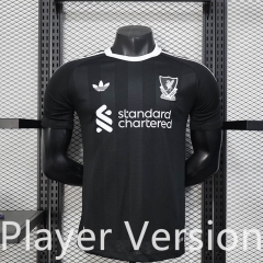 Player version 2025-26 Liverpool  Goalkeeper Black  Thailand Soccer  Jersey AAA-888