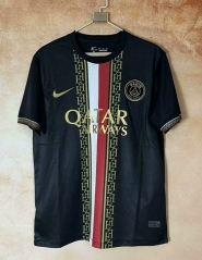2025-26  Paris Special Edition Black&Golden Thailand Soccer Jersey AAA-7209