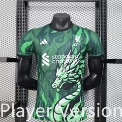 Player version 2025-26 Special Edition Liverpool Green  Thailand Soccer  Jersey AAA-888