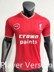 Retro Player Version 85-86 Liverpool Home Red Thailand Soccer Jersey AAA-0871
