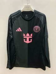 2025-26 Inter Miami CF Away Black LS Thailand Soccer Jersey AAA-7872