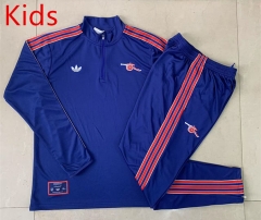 2025-26 Arsenal Blue Kids/Youth Soccer Tracksuit -815