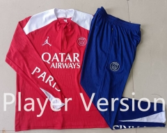 Player Version 2025-26 Paris SG Red Thailand Soccer Tracksuit -815
